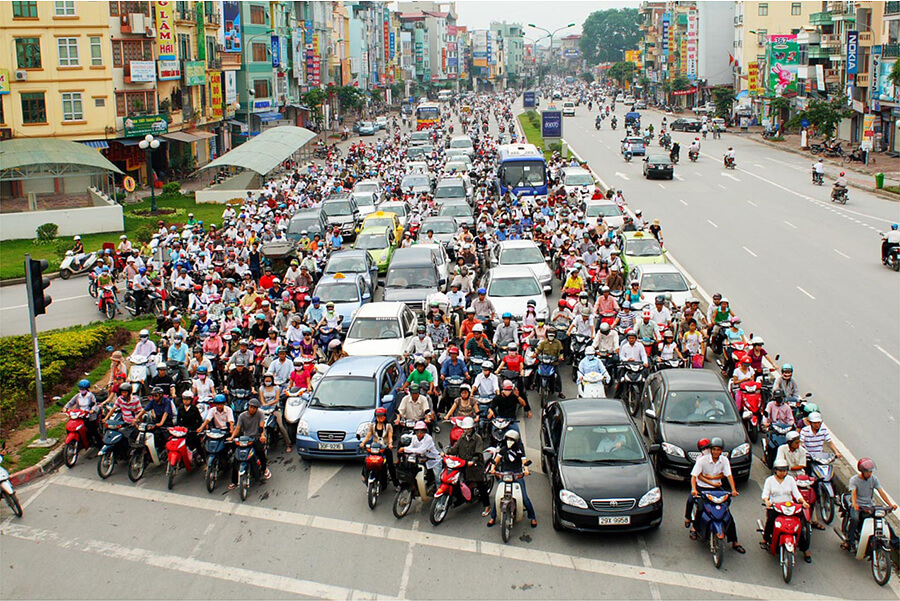 Traffic Adventure In Vietnam, Ho Chi Minh City